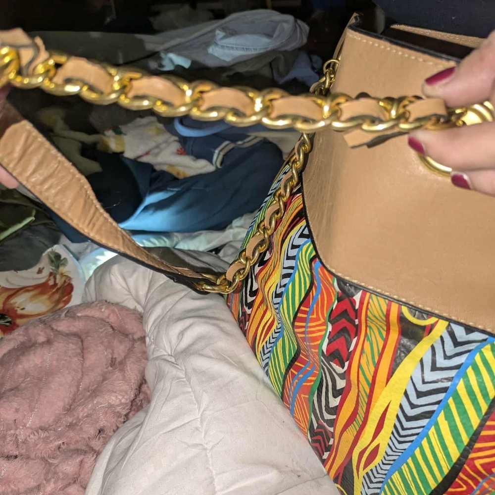 COOGI Multicolor Patterned Satchel Bag - Picture 5 of 6